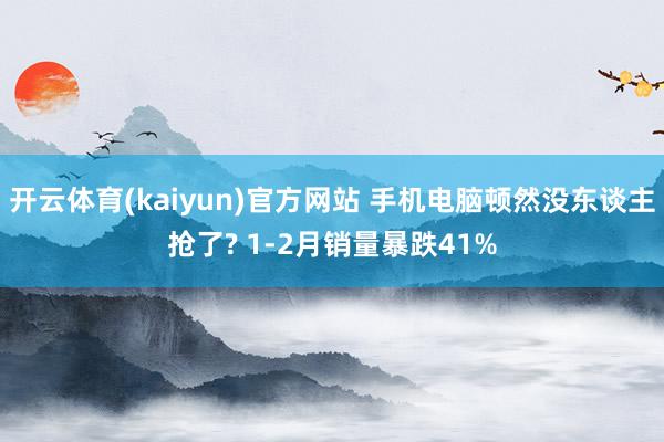 开云体育(kaiyun)官方网站 手机电脑顿然没东谈主抢了? 1-2月销量暴跌41%